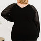 Plus Size MY FAVORITE COLOR IS CHRISTMAS LIGHTS Striped T-Shirt