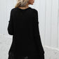 Button Detail Dropped Shoulder Sweater