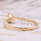 18K Gold 0.5 Carat Lab-Grown Diamond 6-Prong Ring