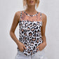 Leopard Round Neck Tank
