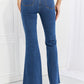 Judy Blue Ava Full Size Cool Denim Tummy Control Flare