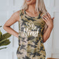 BE KIND Graphic Camouflage Tank