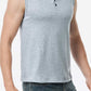Buttoned Notched Neck Tank
