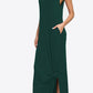Split Spaghetti Strap Maxi Dress with Pockets