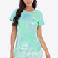 Tie-Dye T-Shirt and Shorts Lounge Set