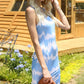 Tie-Dye Spaghetti Strap Dress