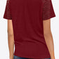 V-Neck Raglan Sleeve Tee