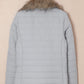 Faux Fur Trim Puffer Jacket
