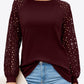 Long Raglan Sleeve Round Neck Tee
