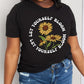 Simply Love Full Size LET YOURSELF BLOOM Graphic Cotton Tee