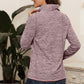 Heathered Quarter-Zip Sweatshirt