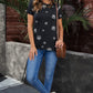 Dandelion Print Round Neck Tee