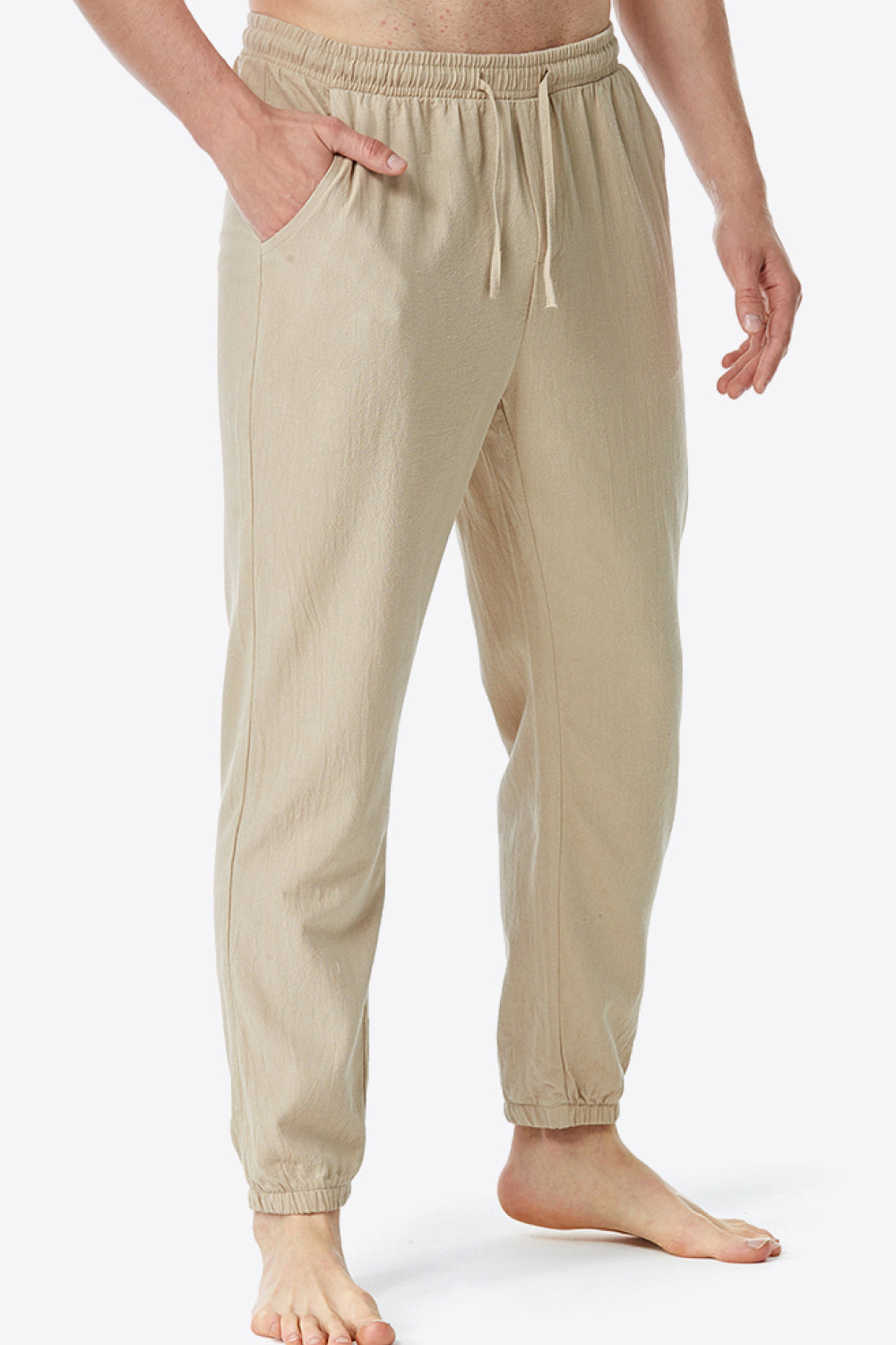 Full Size Drawstring Waist Pants with Pockets