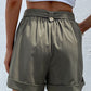 Cuffed Shorts with Belt