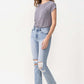 Vervet by Flying Monkey Wren Full Size High Rise Crop Flare Jeans