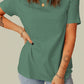 Distressed Round Neck Tee