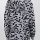 Leopard Drawstring Hooded Sweater