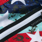 Full Size Mixed Print Lace-Up Shorts