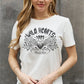 Simply Love Full Size WILD HEARTS 1993 WORLD TOUR Graphic Cotton Tee