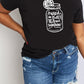 Simply Love Full Size RAISED ON SWEET TEA AND  SUNSHINE Graphic Cotton Tee