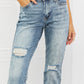 Judy Blue Maika Full Size Paisley Patterned Boyfriend Jeans