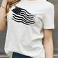 Simply Love Full Size US Flag Graphic Cotton Tee