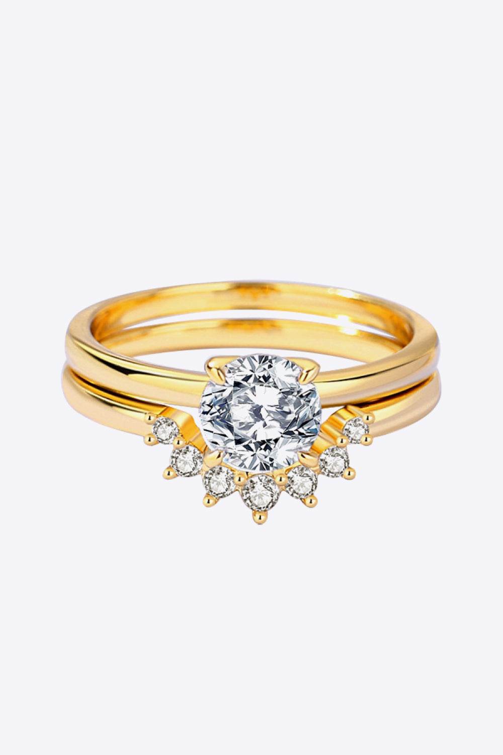 925 Sterling Silver Moissanite Ring