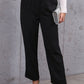 Belted Paperbag Waist Pants