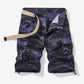 Camouflage Belted Cargo Shorts