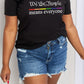 Simply Love Full Size MEANS EVERYONE Graphic Cotton Tee