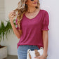Flounce Sleeve V-Neck Tee