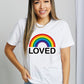 Simply Love LOVED Graphic Cotton T-Shirt