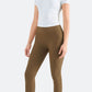 Ruched Round Neck Sports Top