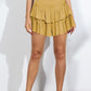 Smocked Layered Skort