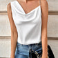 Chain Detail Cowl Neck Cami