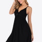 Spliced Lace Plunge Spaghetti Strap Night Dress