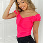 White Birch Full Size Strawberry Daiquiri Tie Top
