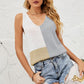 Color Block Knit Tank