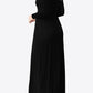 Round Neck Empire Waist Pocket Dress