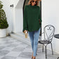Curved Hem Turtleneck Sweater