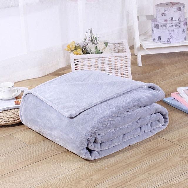 Blanket & Swaddling Blankets 70X100Cm - Coral Fleece Single Thick - Deals DejaVu