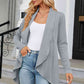 Open Front Long Sleeve Cardigan - Deals DejaVu