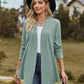 Open Front Long Sleeve Cardigan