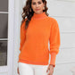 Turtle Neck Long Sleeve Pullover Sweater