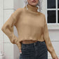 Turtleneck Dropped Shoulder Sweater