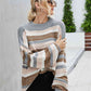 Round Neck Dropped Shoulder Sweater - Deals DejaVu