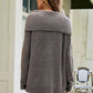 Cowl Neck Raglan Sleeve Sweater - Deals DejaVu