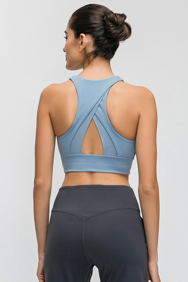 Halter Keyhole Sports Bra