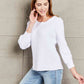 Double Take Off-Shoulder Rib-Knit Sweater