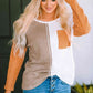 Full Size Color Block Cable-Knit Tops - Deals DejaVu